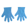 HDPE glove blue color 